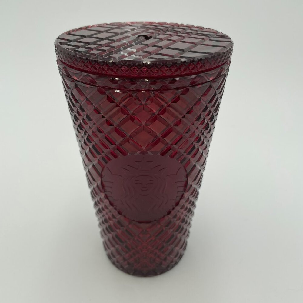 Starbucks Red Textured Studded Tumbler (16 oz, 2021) – Reusable Cold Cup